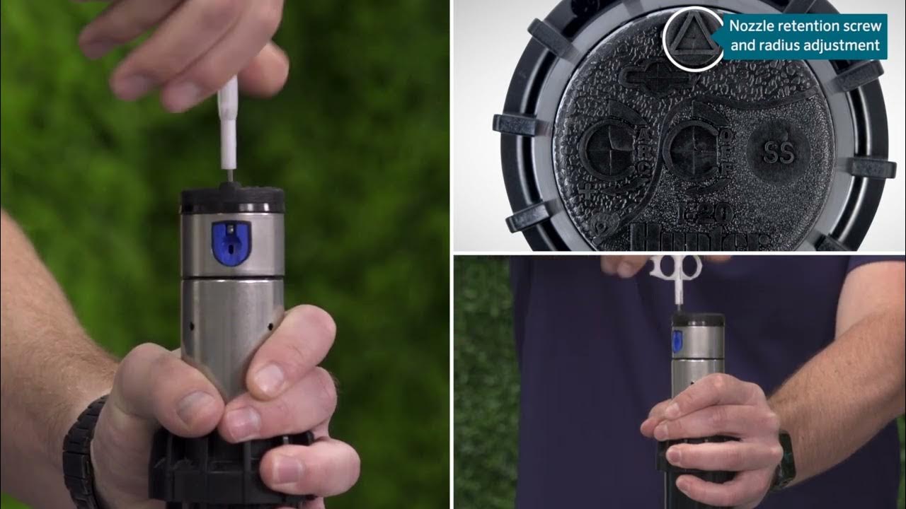 How to identify the adjustment sockets on a Hunter I20 rotor YouTube