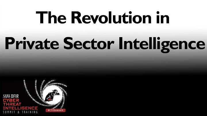 The Revolution in Private Sector Intelligence | CTI Summit 2016