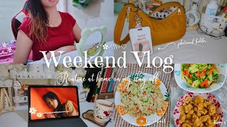 weekend vlog🎀 Cooking + daily routine,watching k-drama, clean up my hamster cage🐹,etc..