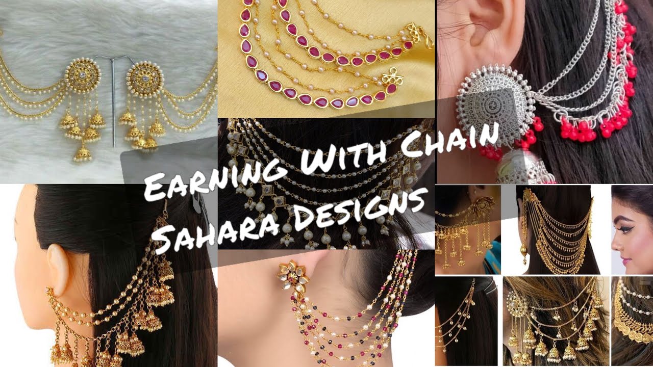 GOLD PLATED EARRINGS WITH KANCHAN – Sonchafa