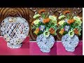 Newspaper Flower Vase DIY Newspaper Crafts  Best out of Waste (LifeStyle Designs Unique Idea)