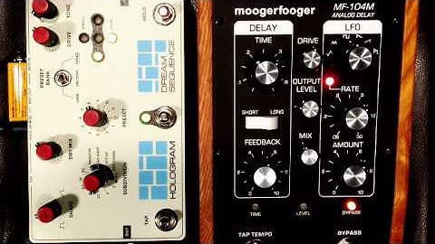 STACKED - Moog 104M analog delay into Hologram Dream Sequence (Hold function)