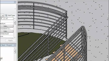 Revit Architecture - Cutting Floor Openings for Stairs and Adding Railings
