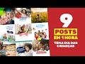 9 POSTS PARA O DIA DAS CRIANCAS - #TUTORIAL