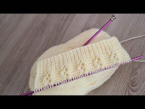 İki Şiş Kolay Yelek Süveter Hırka Örgü Modelleri ✅️ Knitting Crochet.