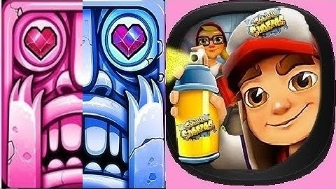 Temple Run 2 VS Subway Surfers iPad Gameplay for Children HD #31