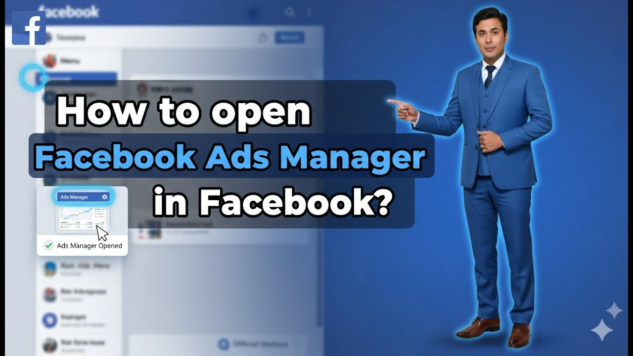 How to open Ads Manager in Facebook? - YouTube