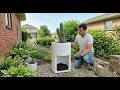 From Cement to Beauty 🌸 Amazing Flower Pot Making Process