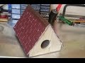 How to make a tiled roof birdhouse How to make a tiled roof birdhouse