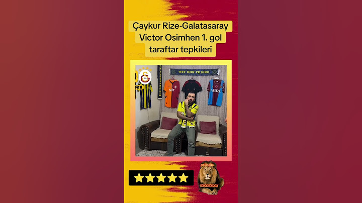 Çaykur Rizespor- Galatasaray Victor Osimhen'in 1. golüne verilen taraftar tepkileri.#taraftar #tepki