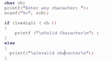 108. isxdigit function in C Programming (Hindi)