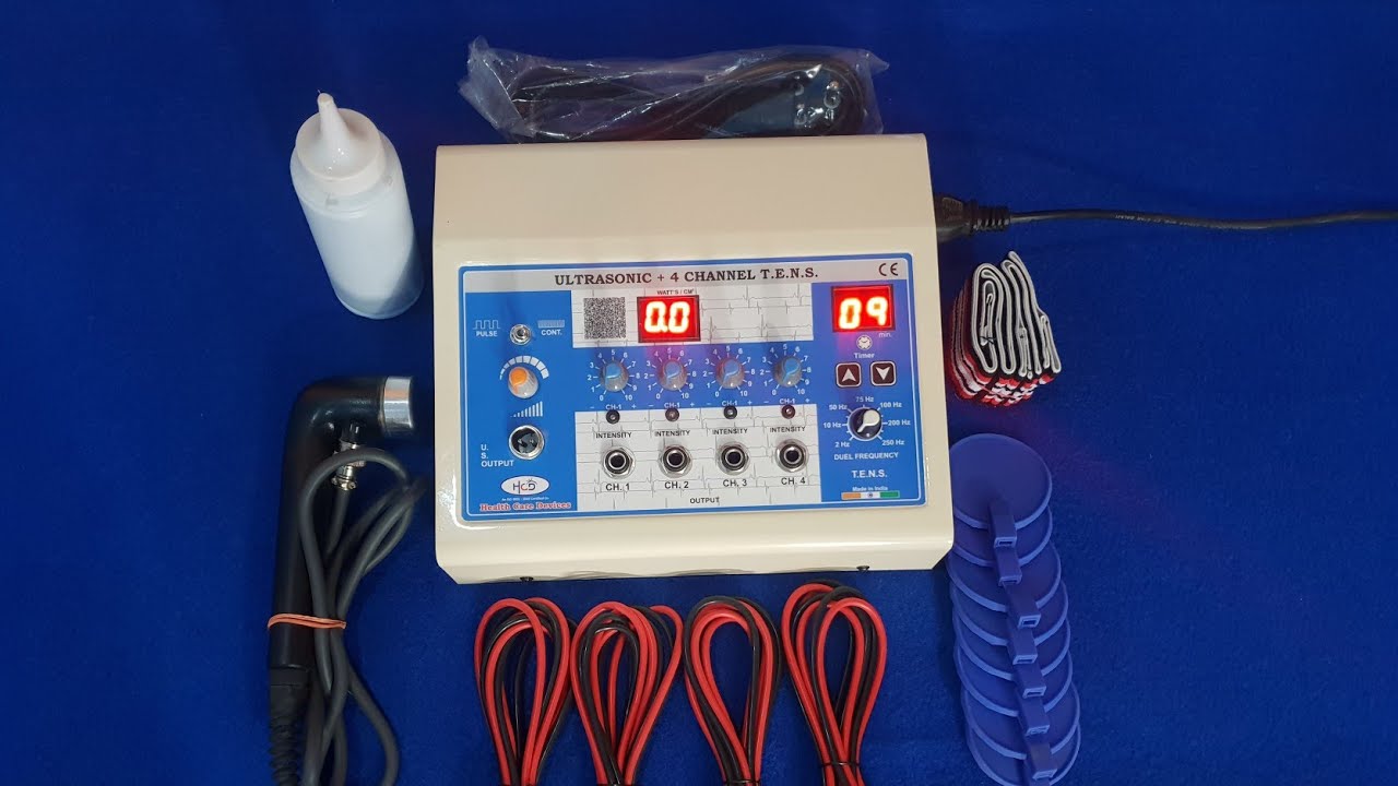 Portable 4-Channel tens electrotherapy Physiotherapy Machine