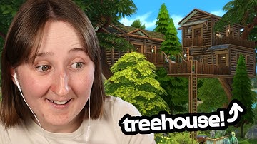 building a TREEHOUSE in the sims! 🌱 (Streamed 6/24/25)