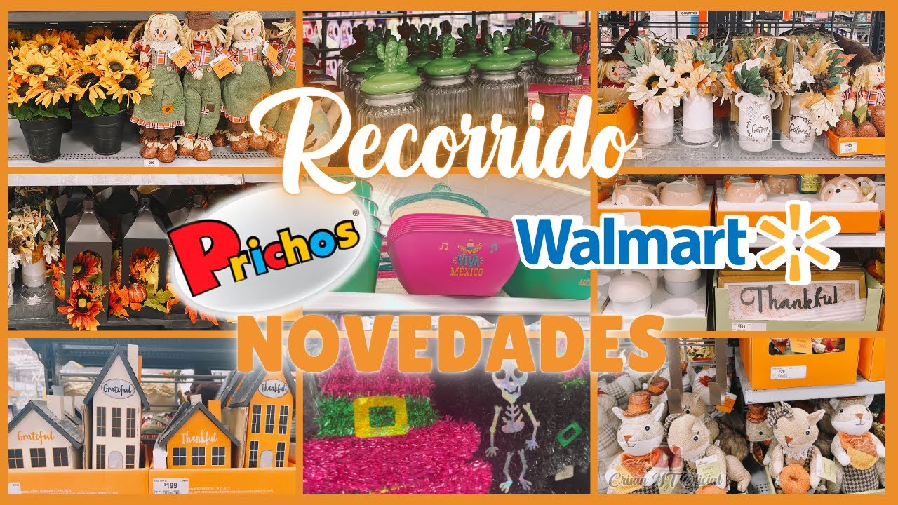 Recorrido en PRICHOS y WALMART Otoño Dia de MUertos Halloween 