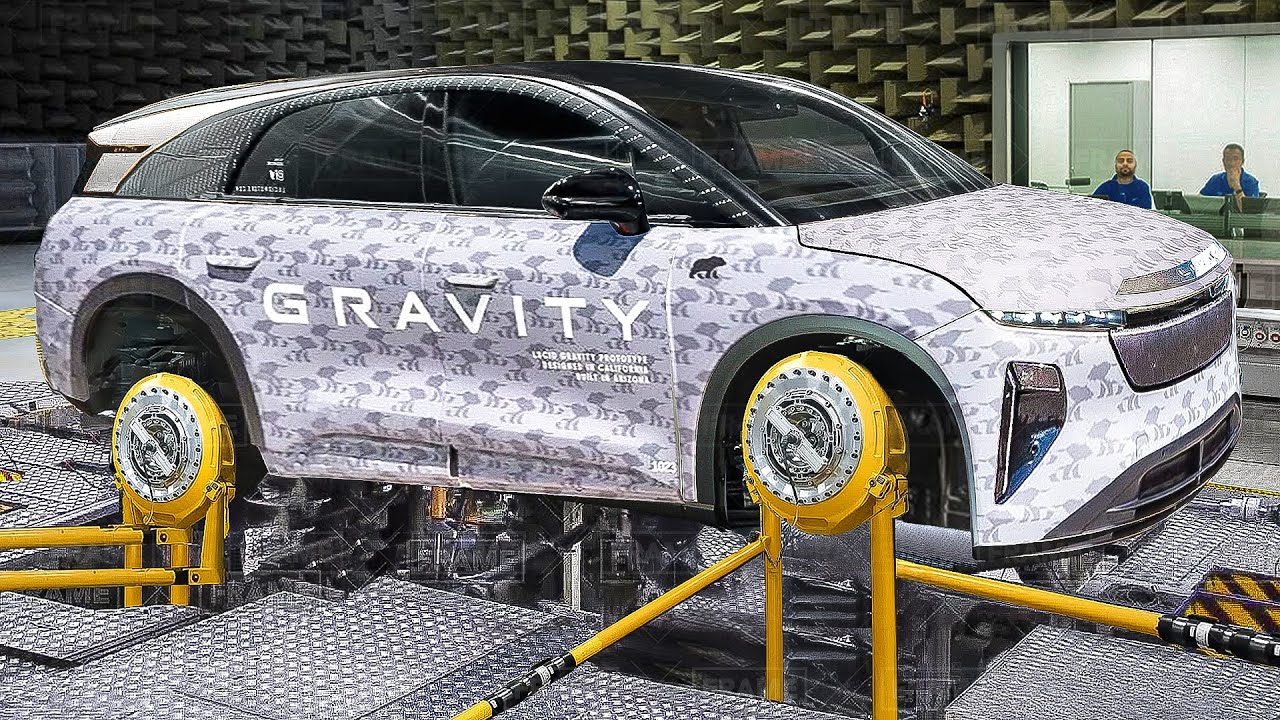 Diabolical Suspension Test in US Factory : Inside Lucid Motors Production Line
