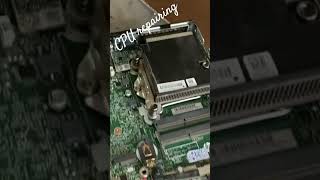 Hp CPU repairing mother board shorts#vidoe