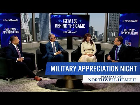 New York Rangers Celebrate Military Appreciation Night Presented by Northwell Health