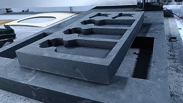 EVA Foam Cutting with AMOR CNC Oscillating Knife Cutting Machine