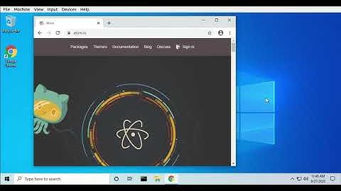 Installing and Configuring Atom Text Editor in Windows 2020