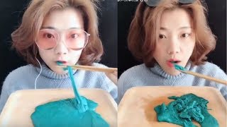 Crazy Chinese cheese eating ASMR