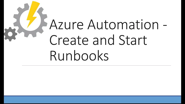 Create and Run PowerShell Runbooks in Azure Automation
