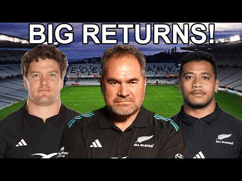 BIG RETURNS! ALL BLACKS Bledisloe Cup 2026 Squad ANNOUNCED