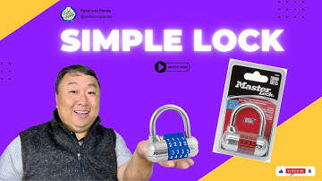 Simple 4 Digit Padlock