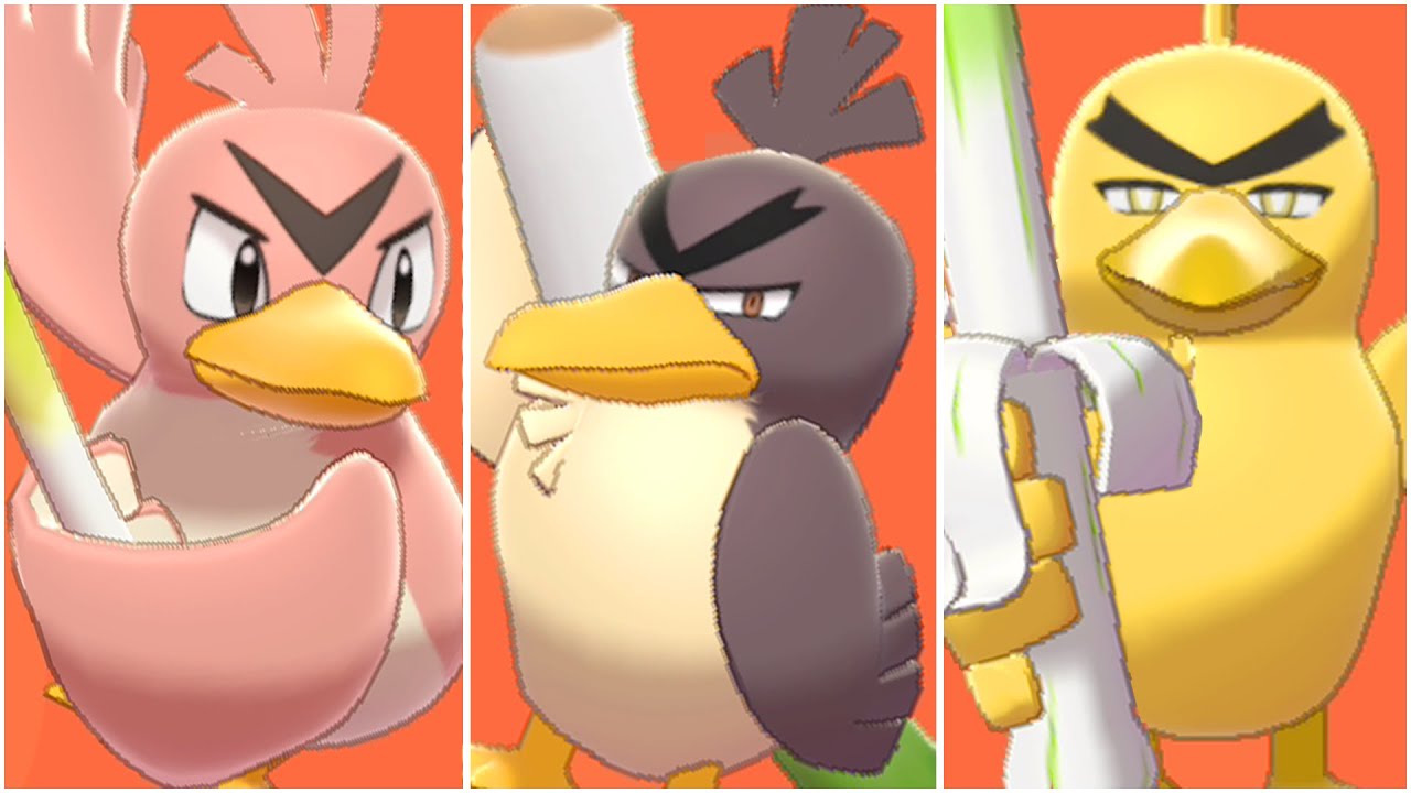 FULL FARFETCH'D EVOLUTION TEAM ! Farfetch'd , Farfetch'd Galarian ,  Sirfetch'd 