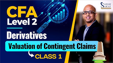 CFA L2 Derivatives: Valuation of Contingent Claims | Class 1 by Sanjay Saraf Sir