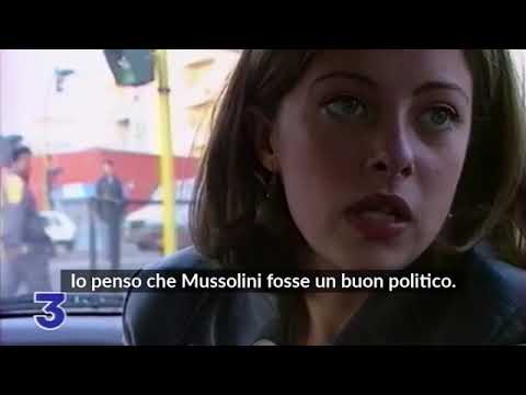 Giorgia Meloni elogia Mussolini - Soir 3 (France 3) - 1996