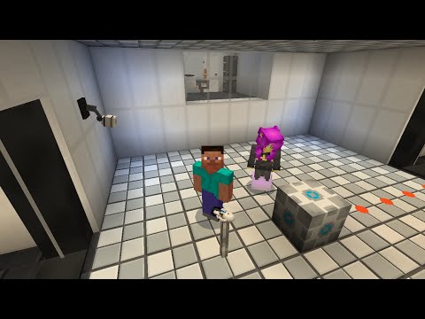 Taking a Trip to the Aperture Science Computer-Aided Enrichment Center | Minecraft Portal Map #1