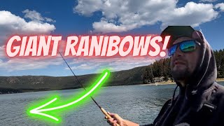 Fishing East Lake for RAINBOWS!
