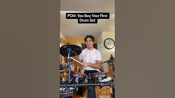POV: You Buy Your First DRUM SET 🥁
