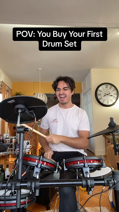 POV: You Buy Your First DRUM SET 🥁