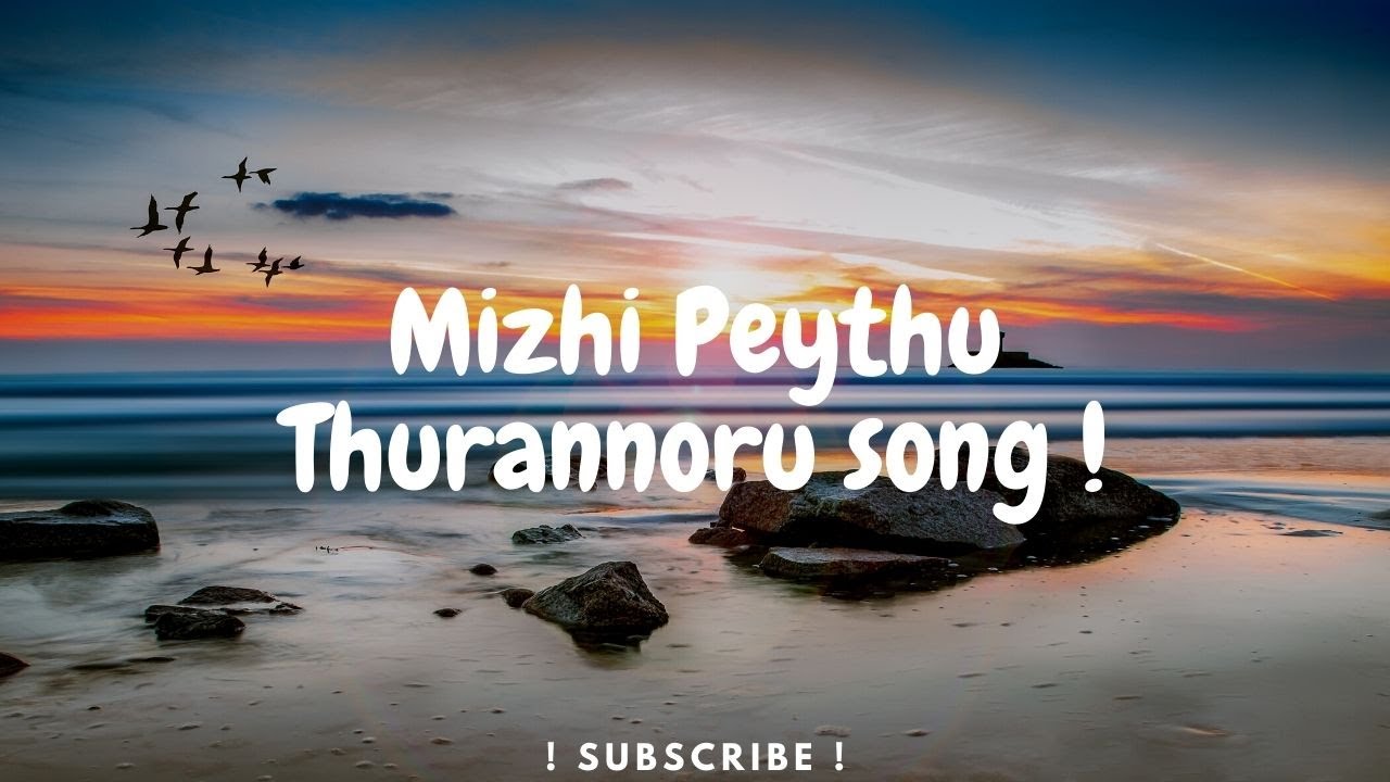 Mizhi Peythu Thurannoru song  adis creative world  must watch