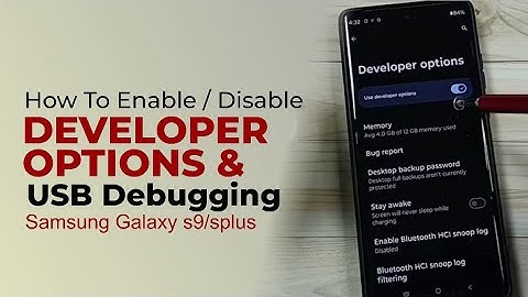 Enable Developer Options Samsung Galaxy S9/S9+ | Turn On USB Debugging (Step-by-Step)