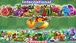: All New Plants Chinese & International BattleZ - Who Will WIn? - PvZ 2 Plant Vs Plant