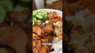 Teriyaki Chicken Dinner in 15 min🔥😋 #traderjoes #youtubeshort #teriyakichicken #quickmeals