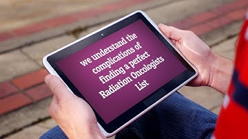 Customized Radiation Oncologists Email List