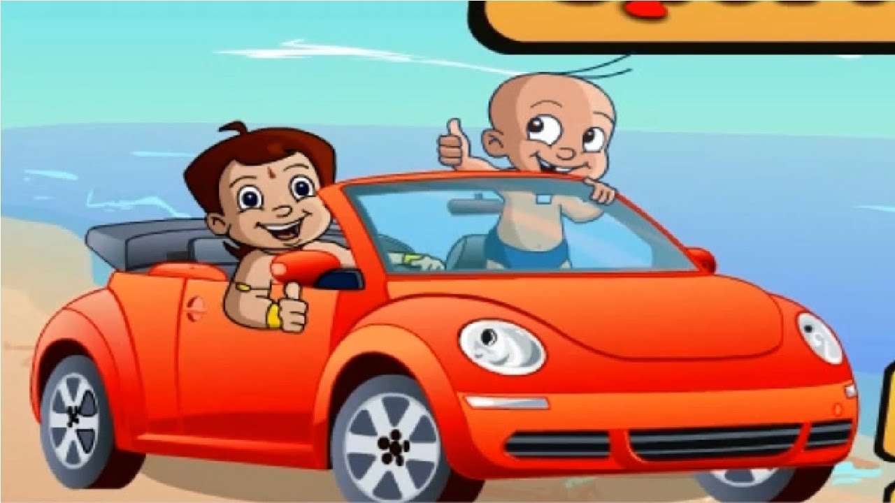 Chota Bheem Racing Sports Car / Chhota Bheem Cartoon Games for Kids -  YouTube