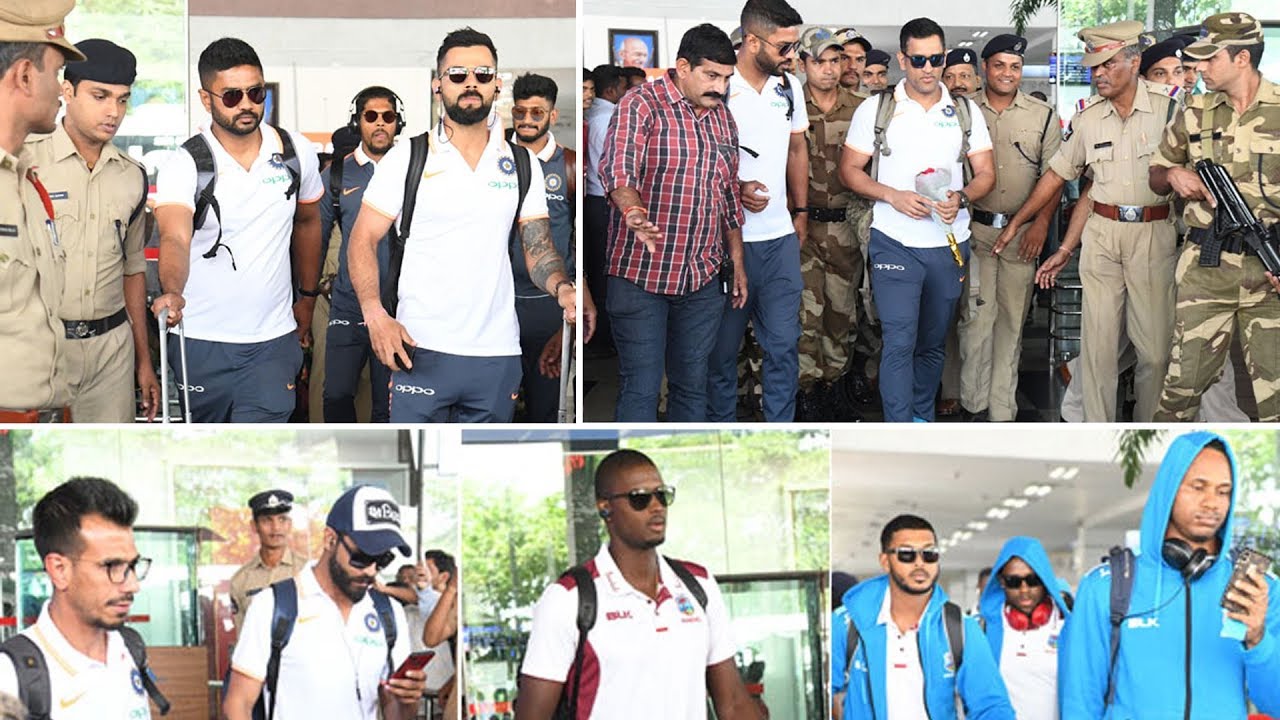 Team India Reaches Vizag For 2nd ODI || YSR Stadium || AMPM Live - YouTube