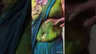 Hot and Sexy Deep Navel #navel #youtubeshorts #holispecial #colour