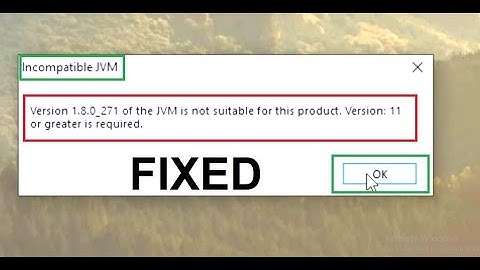 Version 1.8.0 of the JVM is not suitable for this product. Version 11 or greater is required