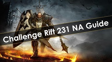 Diablo 3 Challenge Rift 231 NA Guide