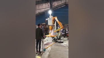 Customized stone splitting machine with robotic arm for UAE client has been completed and testing.