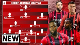 BOMBA! +++AC MILAN 2022-23+++ CON ANIMAZIONE GRAFICA! [Potential Lineup Next Season] - Milan Hello