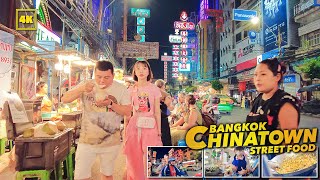 ENJOY! BANGKOK CHINATOWN ( Yaowarat Road ) / Enjoy Street food😀 July 2023