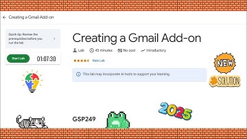 Creating a Gmail Add-on #GSP249 #qwiklabs #gcp #arcade @qwiklabexplorers [2025] ✅️Updated ☁️🚀