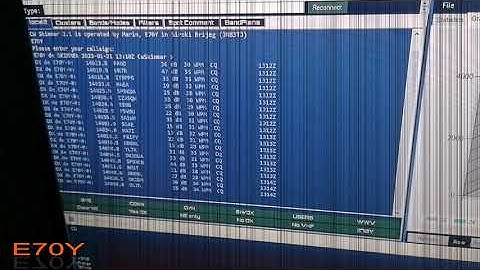 E70Y, local CW Skimmer and N1MM