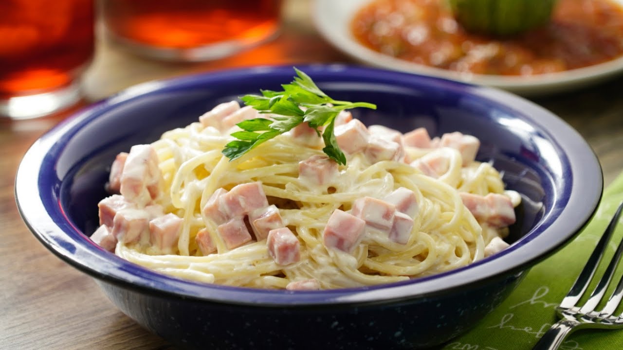 Como hacer espaguetis a la carbonara